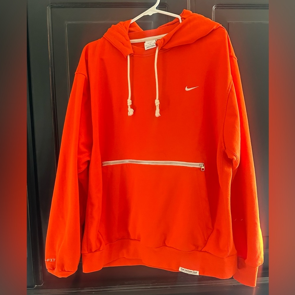 Nike Dri-FIT Orange Sweatshirt Hoodie men’s XL